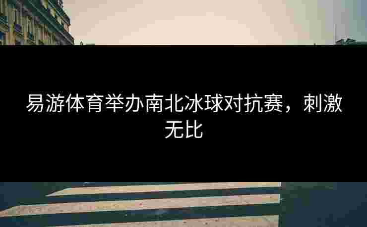 易游体育举办南北冰球对抗赛,刺激无比 易游体育举办南北冰球对抗赛,刺激无比